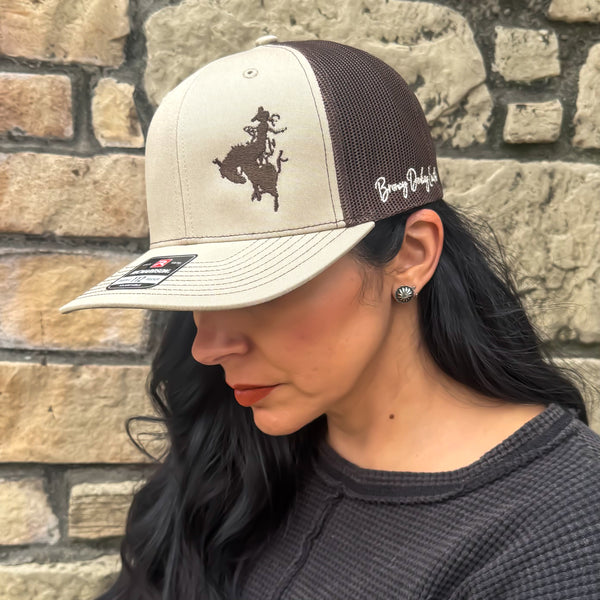 Broncy Ball Cap ( BROWN & BROWN)