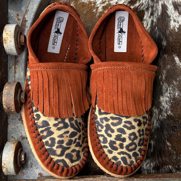 Leopard Fringe Dayworker (Size 10)