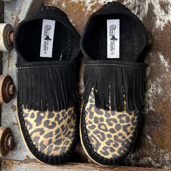 Leopard Fringe Dayworker (size 6)