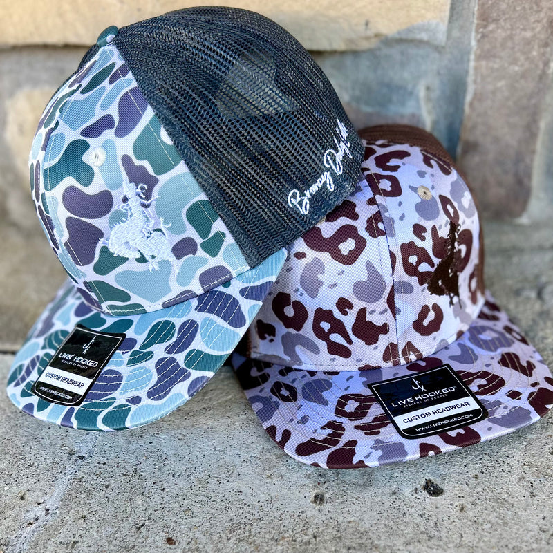 Camo Broncy Donkey Cap