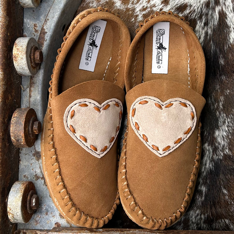 Heart Mule (size 9)(READY TO SHIP)