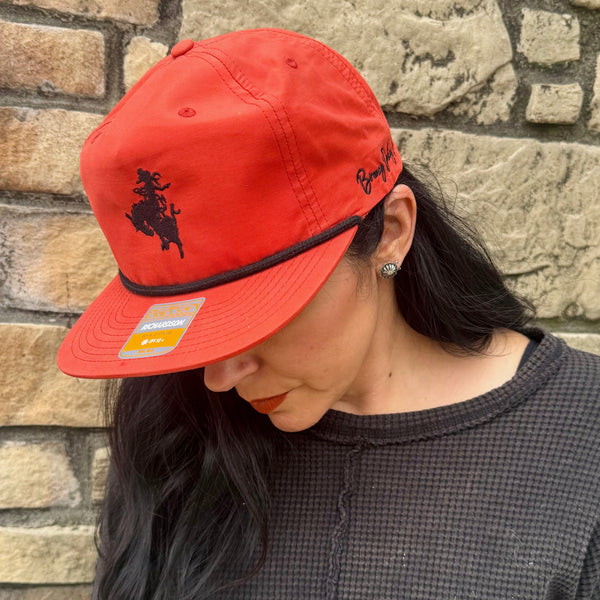 Broncy Trucker Cap (Rust )